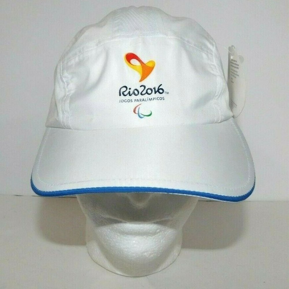 2016 Rio Paralympics White Running Hat NEW Womens